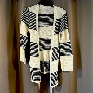 Black and white sweater